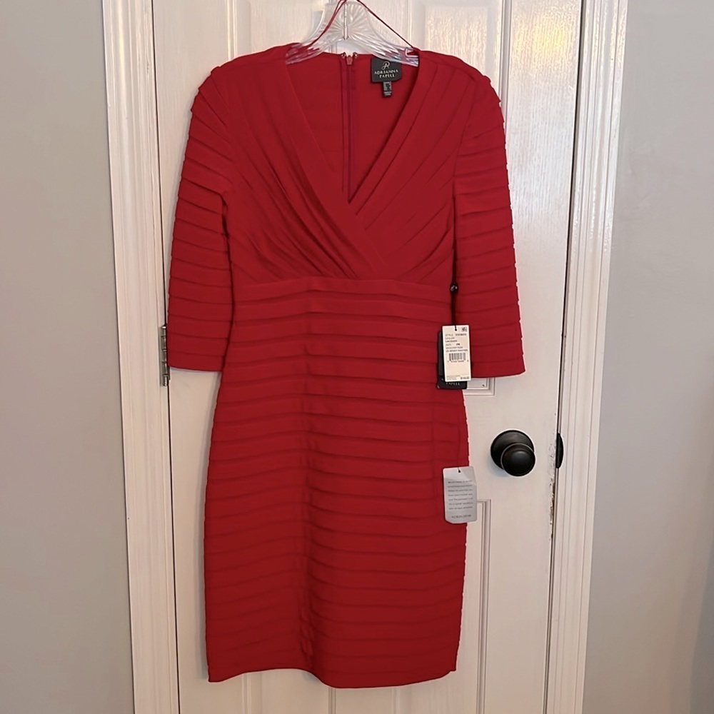 Adrianna Papell red dress